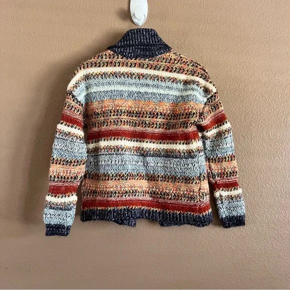Anthropologie Knitted and Knotted Wool Bland Open Cardigan Size Small - Picture 6 of 7